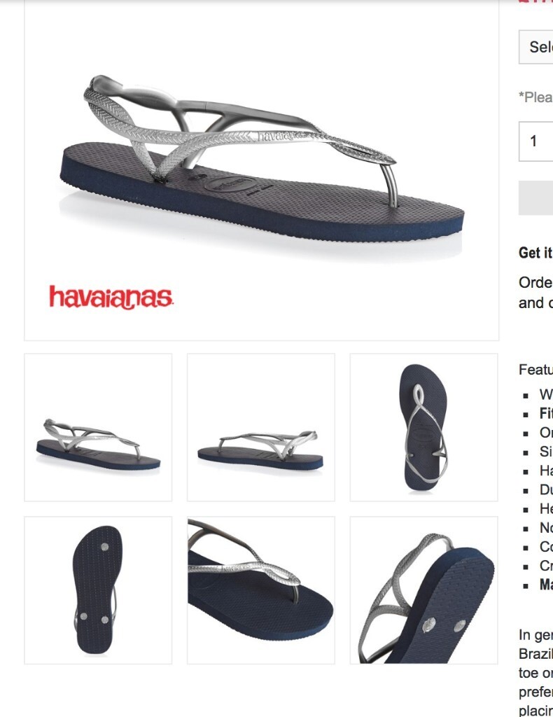 havaianas size 5.5